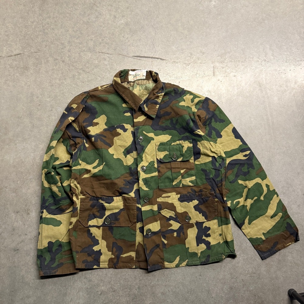 RedHead Mens Woodland Camouflage Hunting Field Jacket Green Brown Camo